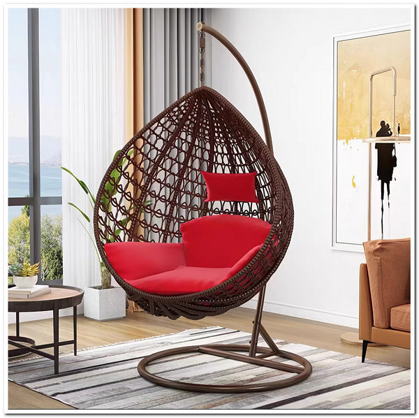 Swing Egg Cushion Replacement, Outdoor Hanging Basket Seat Cushion Pillow, Foldable Hanging Egg Chair